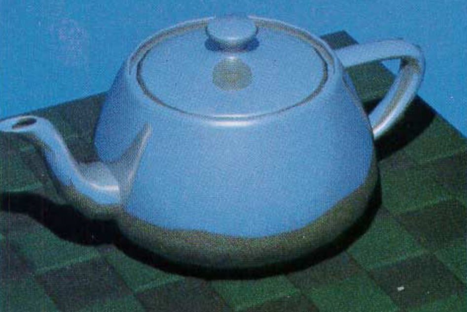 3D render of a teapot